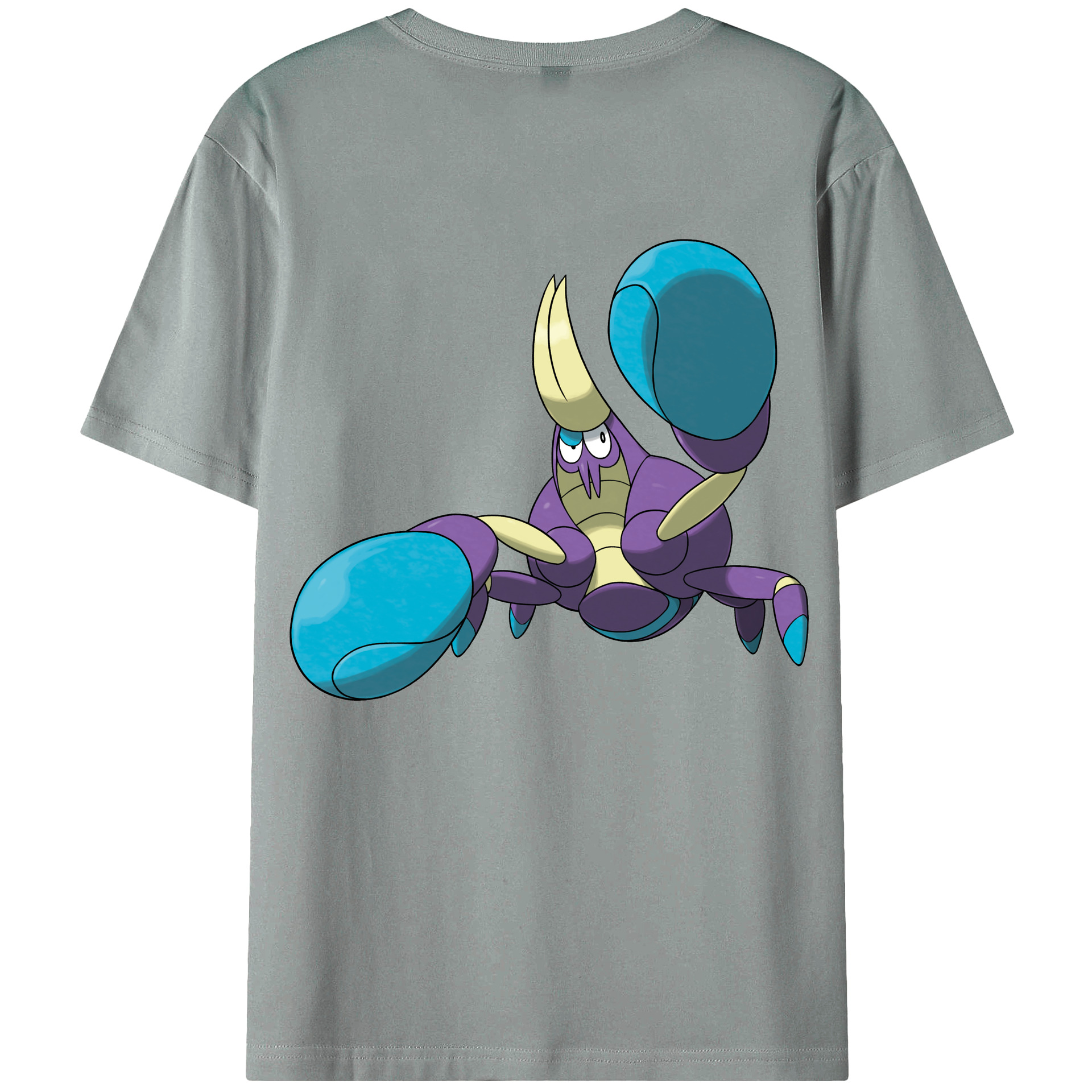 （画像用） ポケットモンスター Pokémon 綿100％ メンズ半袖Tシャツ（バックプリント） 通気性